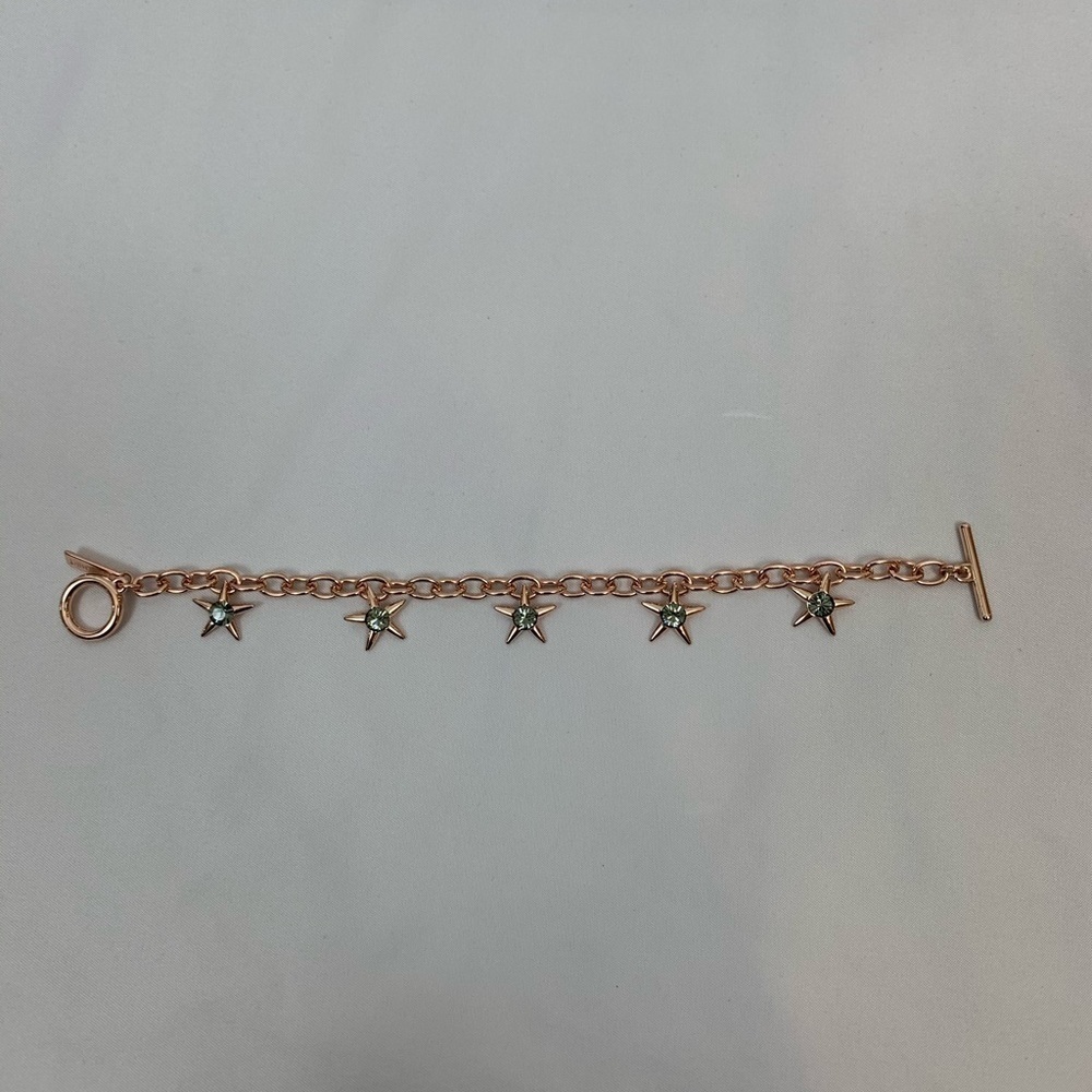 Jewelmint Star Link Bracelet Rose Gold Tone - Picture 3 of 5